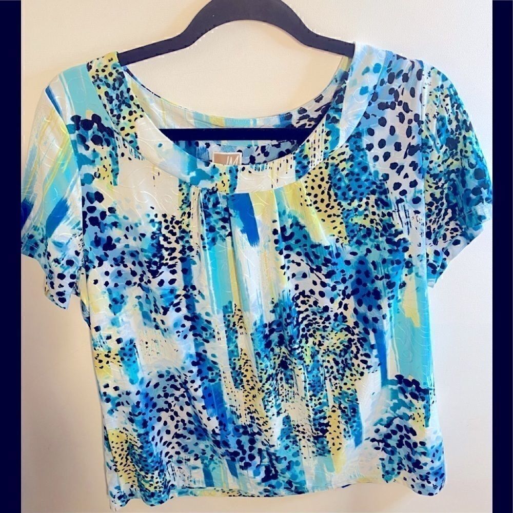 JM Collection Petite Stylish Beautiful Chic Blouse